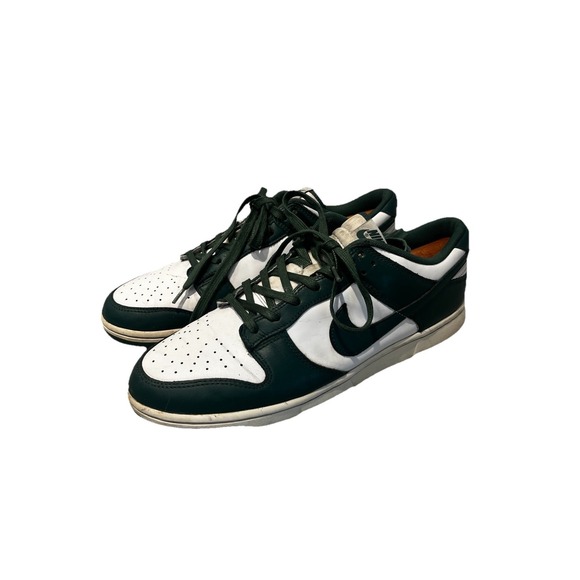 Nike Dunk Low Retro Green and White Black 2022 DD1391 101 Men's Shoe Size 10.5